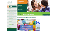 Desktop Screenshot of entraideparents.com